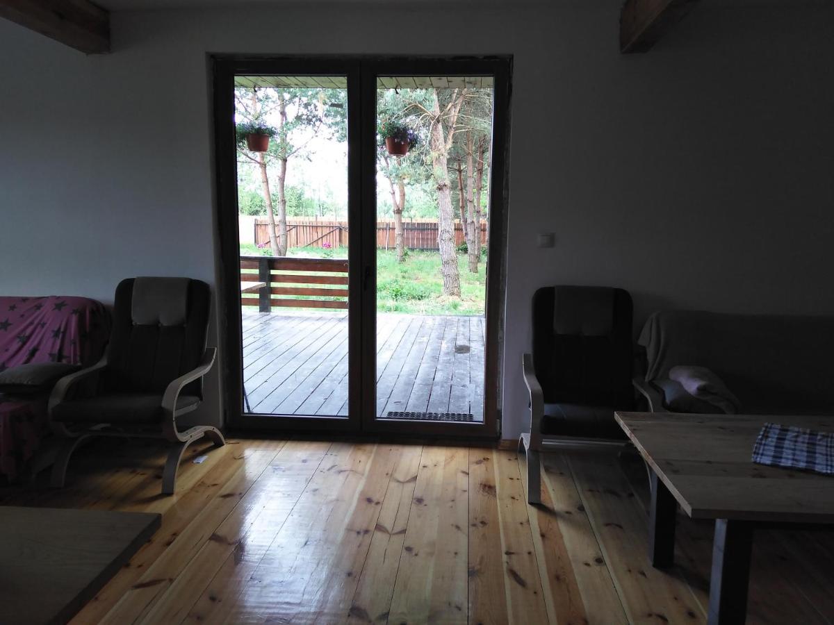 Dom Drewniany Pod Lasem Zatory Exterior foto
