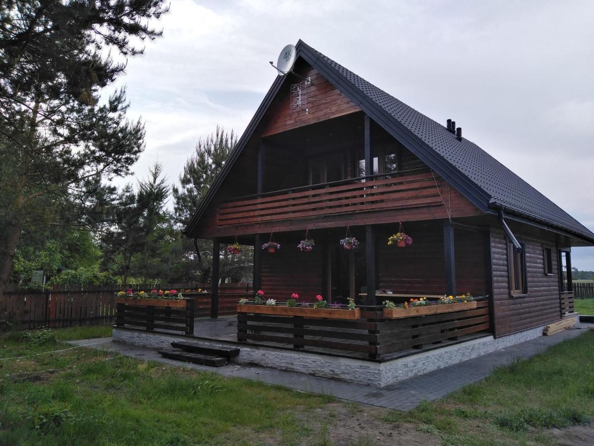 Dom Drewniany Pod Lasem Zatory Exterior foto